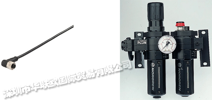 英國諾冠NORGREN G 1/4 FRL，自動排水器，40ΜM 過濾尺寸 - 帶壓力表